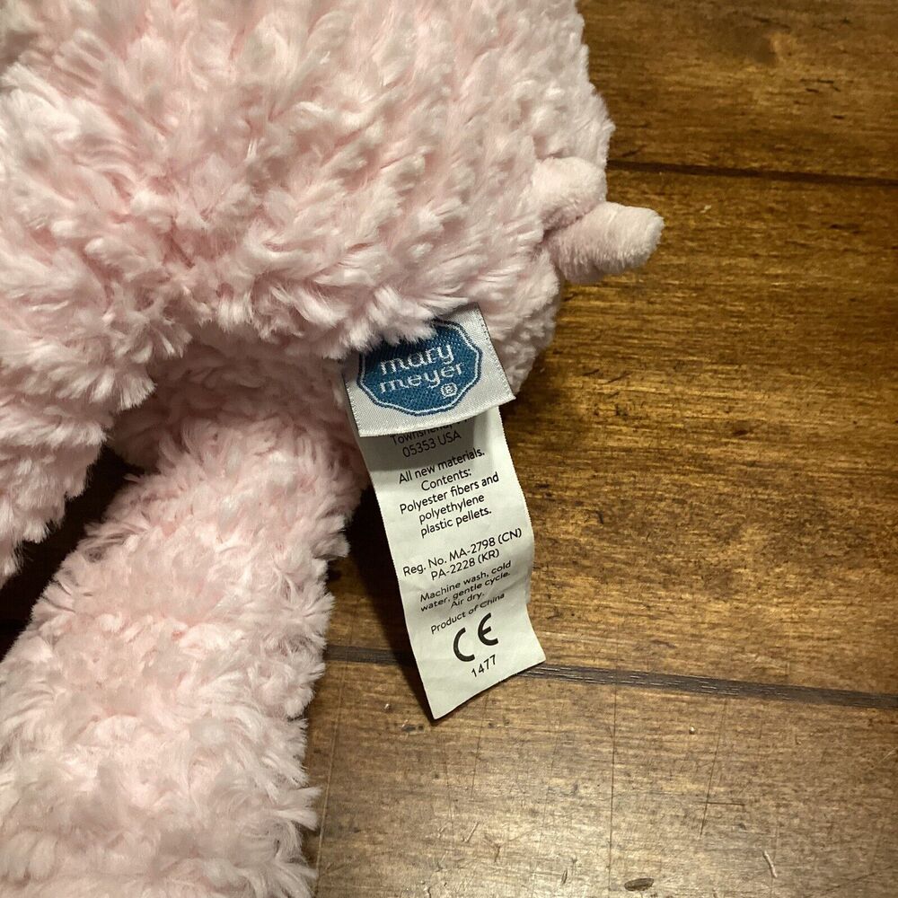 Mary Meyer floppy plush pig pink - Picture 6 of 8